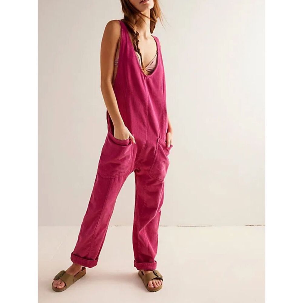 FREE PEOPLE
We The Free - High Roller Cord Jumpsuit
E12